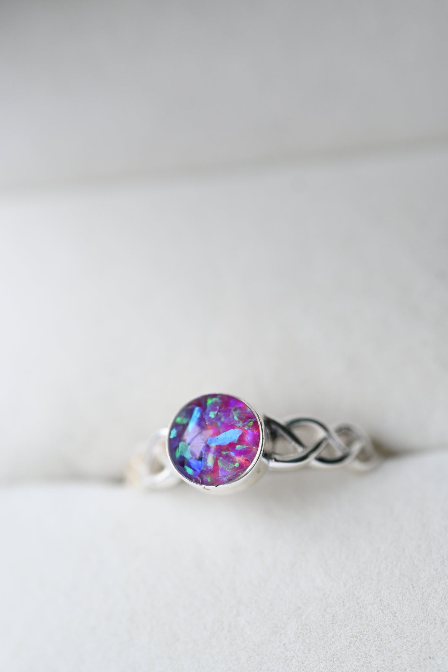 Celtic Memorial Ring – Custom Ashes & Hair Keepsake