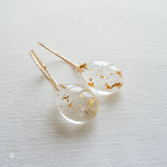 Dandelion Seed Resin Earrings, Gift For Women, Long Distance Relationship Gift, Girlfriend Gift, Friendship Earrings, Best Friend Gift