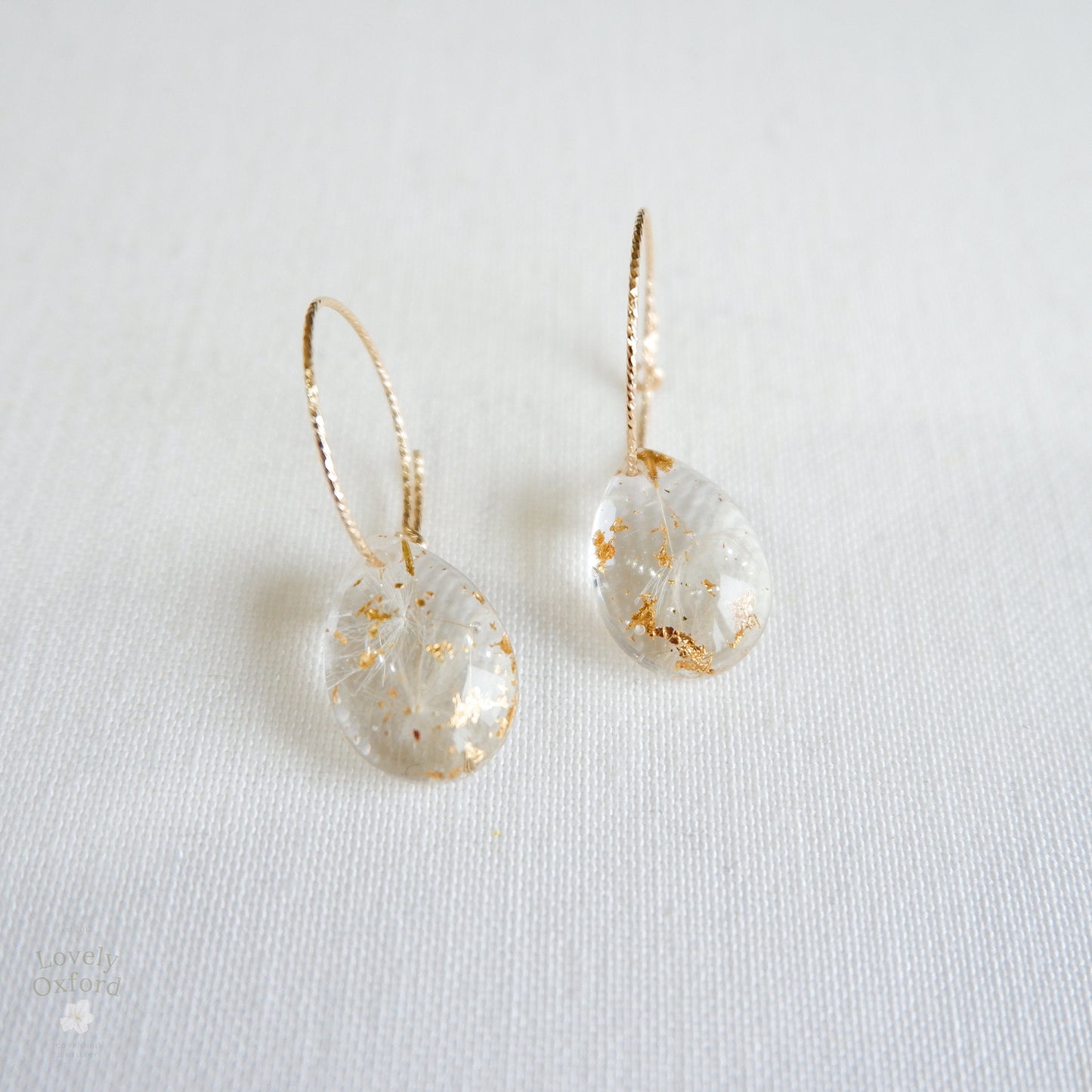 Dandelion Seed Resin Earrings, Gift For Women, Long Distance Relationship Gift, Girlfriend Gift, Friendship Earrings, Best Friend Gift
