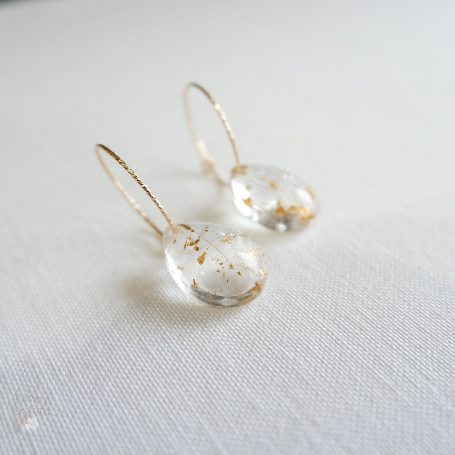 Dandelion Seed Resin Earrings, Gift For Women, Long Distance Relationship Gift, Girlfriend Gift, Friendship Earrings, Best Friend Gift