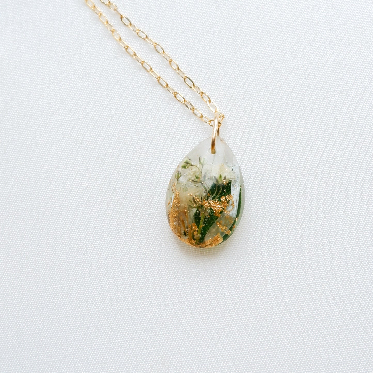 Wedding Bouquet Preservation Keepsake – Dried Flowers in Resin | Memorial Jewellery | Bridal Flower Gift | Real Flower Necklace