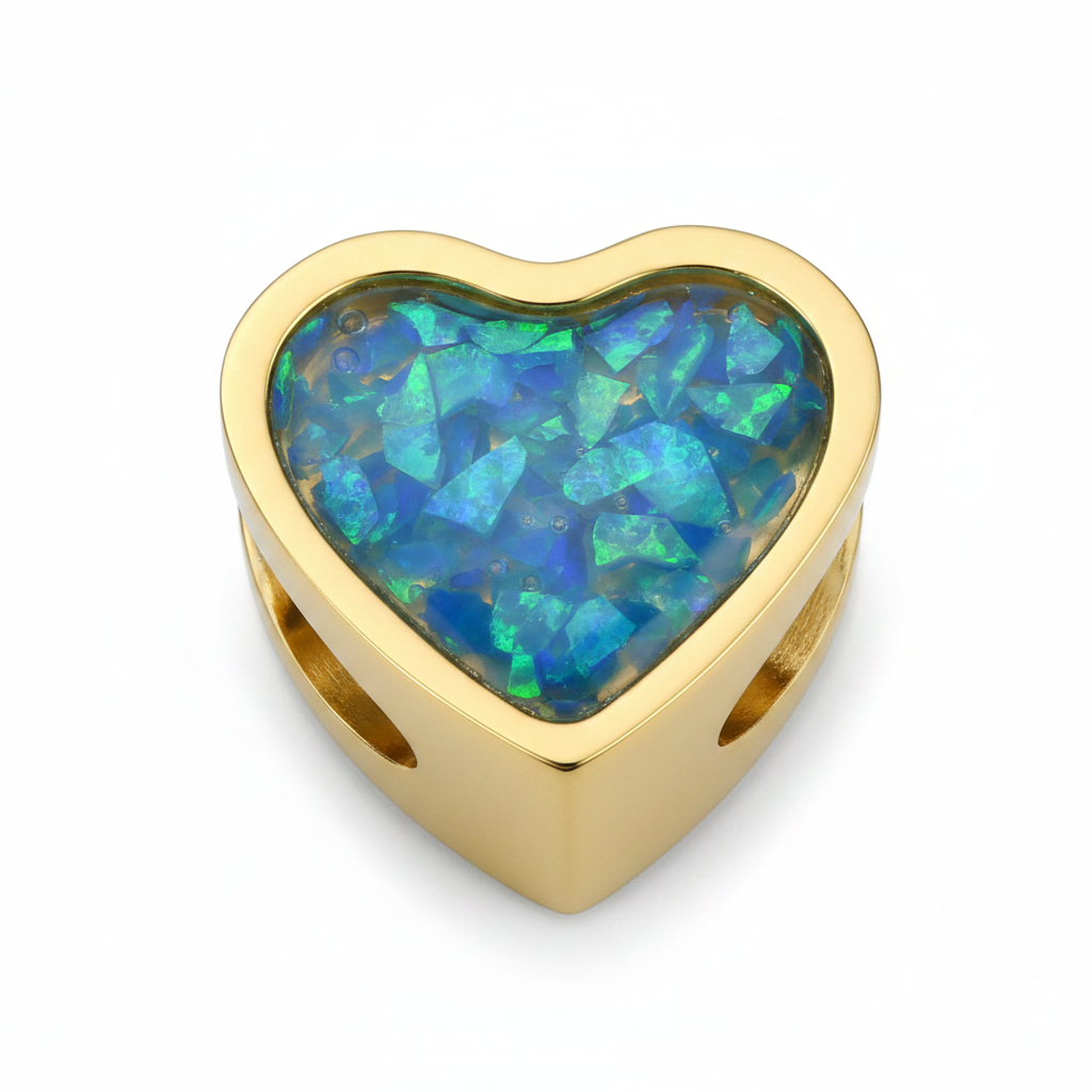 Blue teal opal