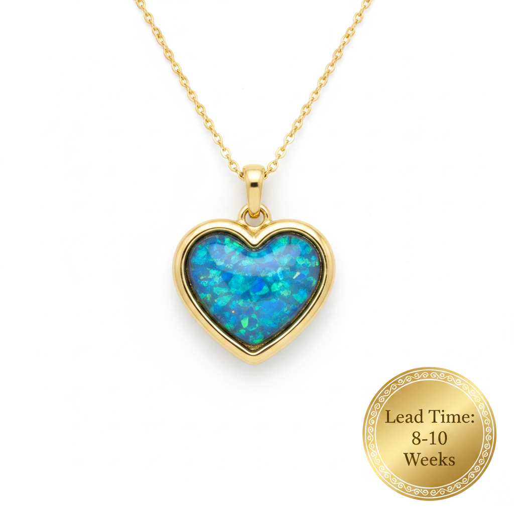 Blue teal opal