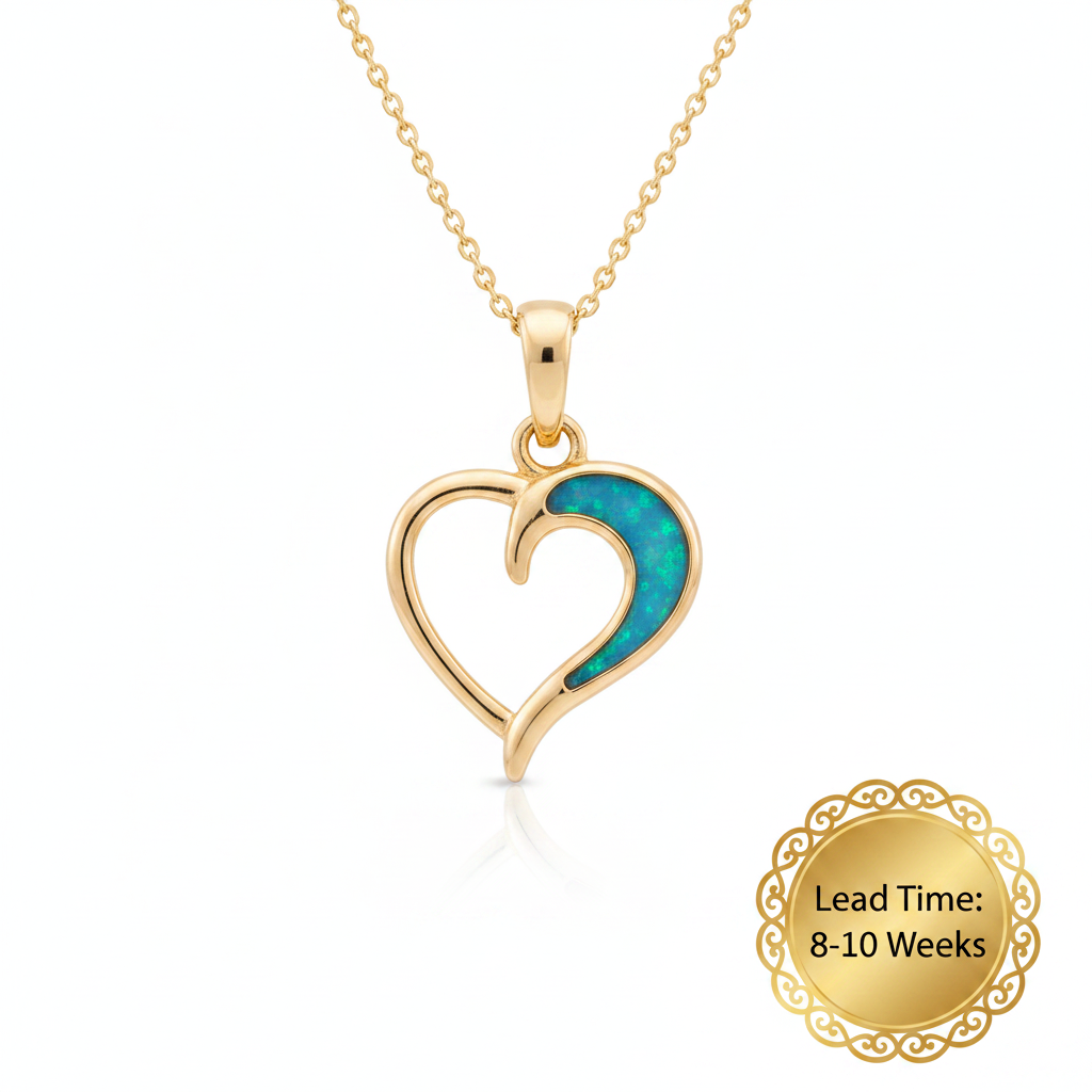 Blue teal opal