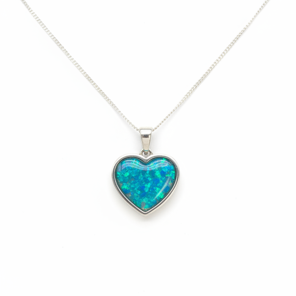 Blue teal opal