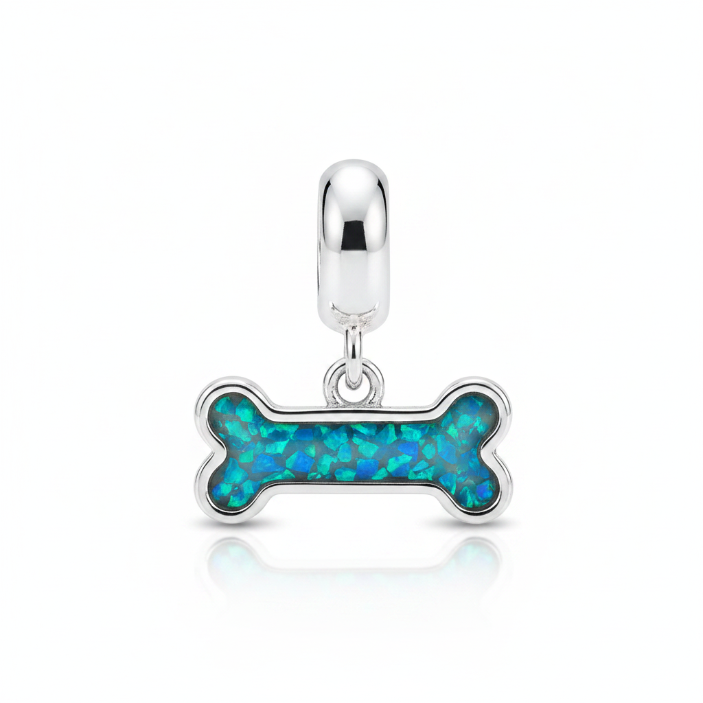 Dog Bone – Blue Opal