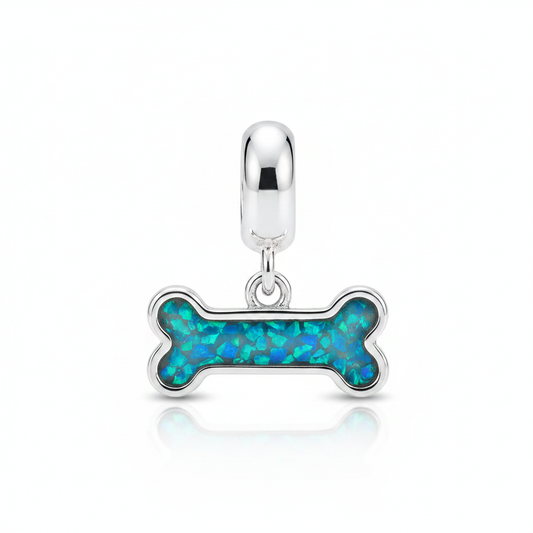 Dog Bone – Blue Opal