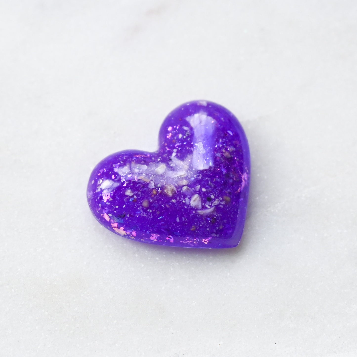 Memorial Ashes Keepsake Heart Paperweight - Cremation Remembrance Gift