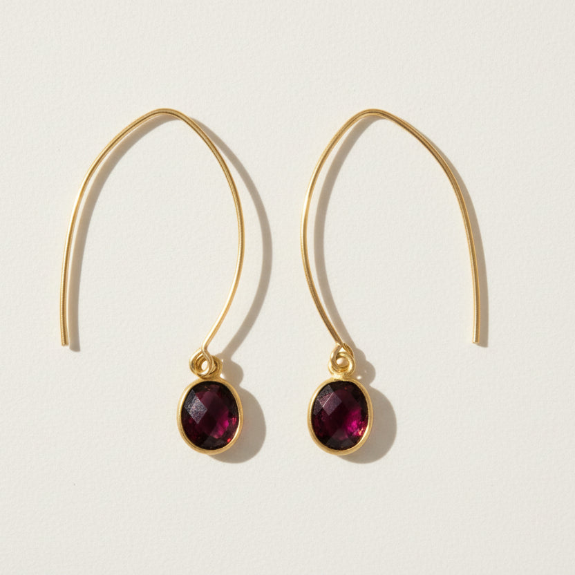Mystery Gold-Filled Earrings Bundle - 2 Pairs (Gemstones, Opal & Hoops)