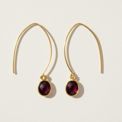 Mystery Gold-Filled Earrings Bundle - 2 Pairs (Gemstones, Opal & Hoops)