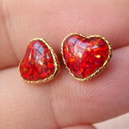 Mystery Gold-Filled Earrings Bundle - 2 Pairs (Gemstones, Opal & Hoops)