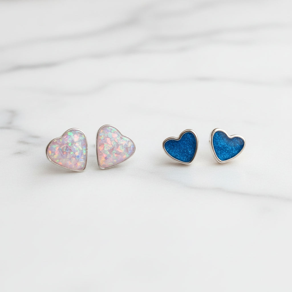 Mystery Sterling Silver Earrings Bundle - 2 Pairs (Studs, Hoops & Dangles)