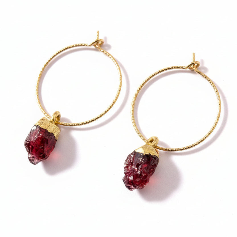 Mystery Gold-Filled Earrings Bundle - 2 Pairs (Gemstones, Opal & Hoops)