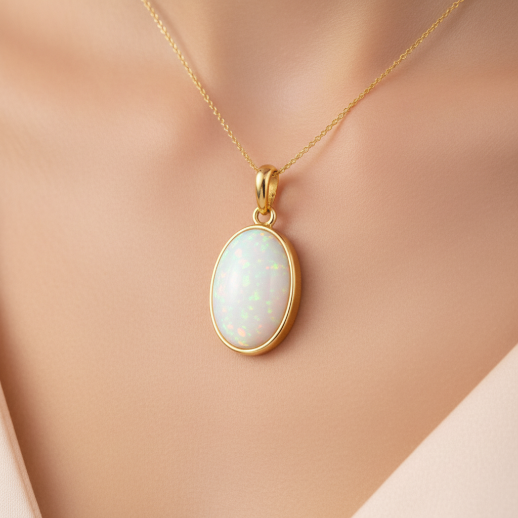 9ct Gold Oval Memorial Pendant for Ashes Hair or Flowers – Plain Polished Edge | Birmingham Hallmarked