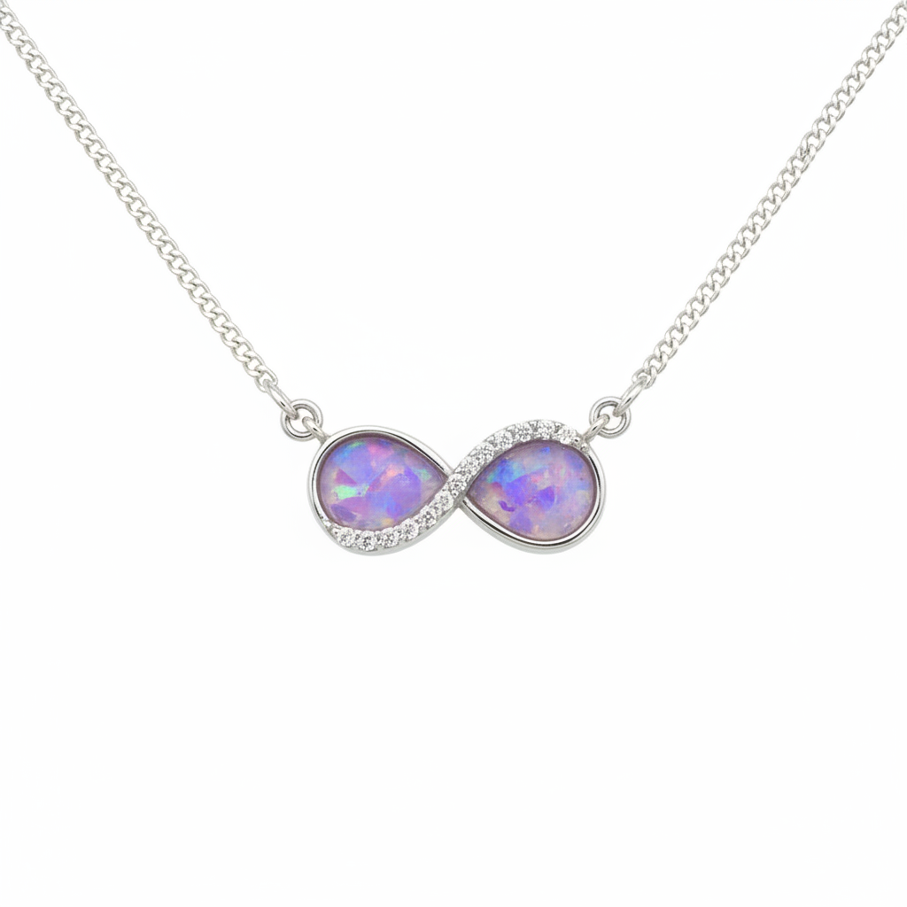 Lavender and purple resin finish