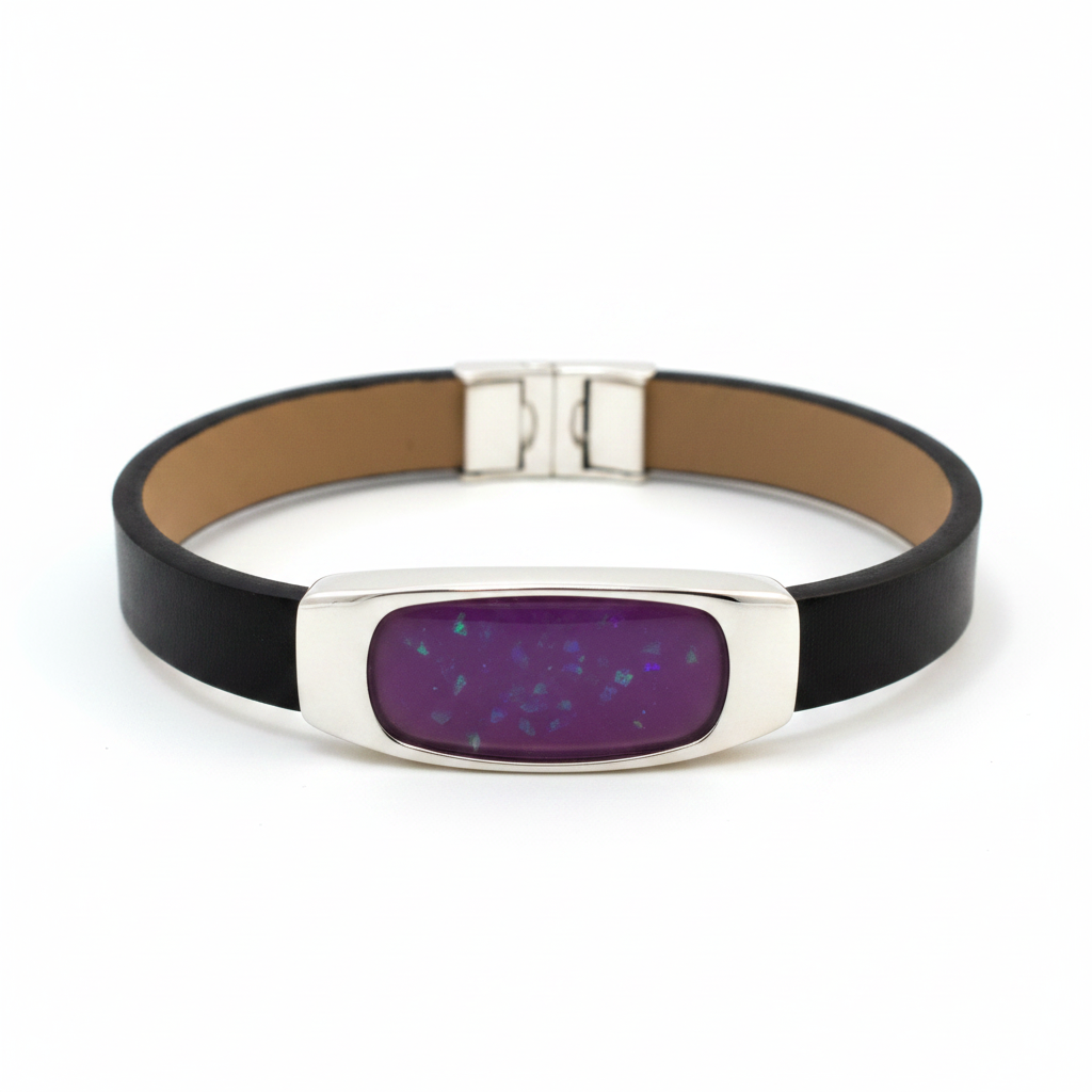 Lavender opal flat lay