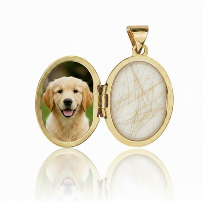 Memorial Locket — Hair Inclusions in Resin