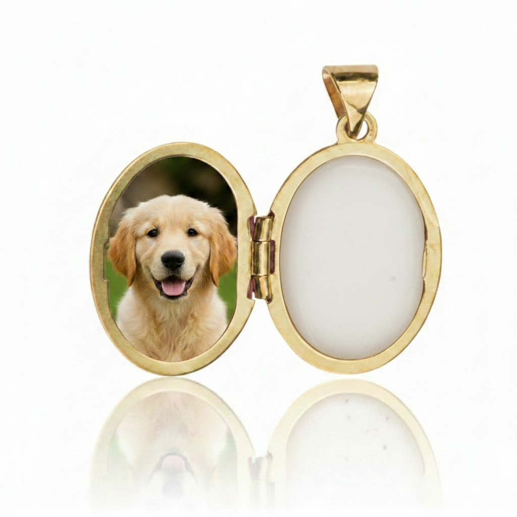 Memorial Locket — Minimal Flush Resin