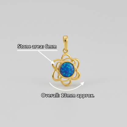 Open flower – dimensions