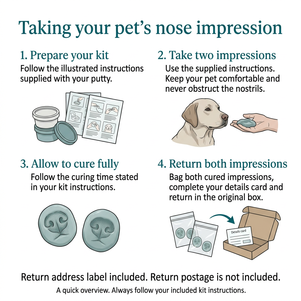 Pet nose impression guide preview