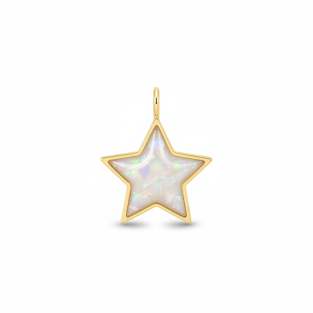 Star – white pearl opal