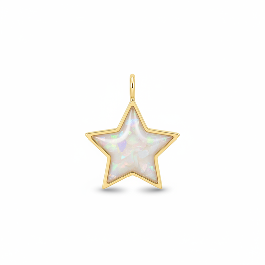 Star – white pearl opal