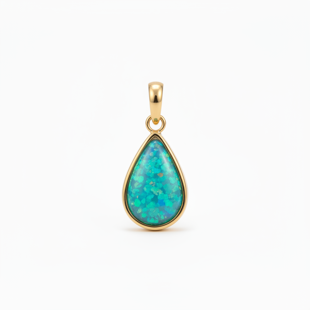 Teardrop 16x11 – turquoise opal