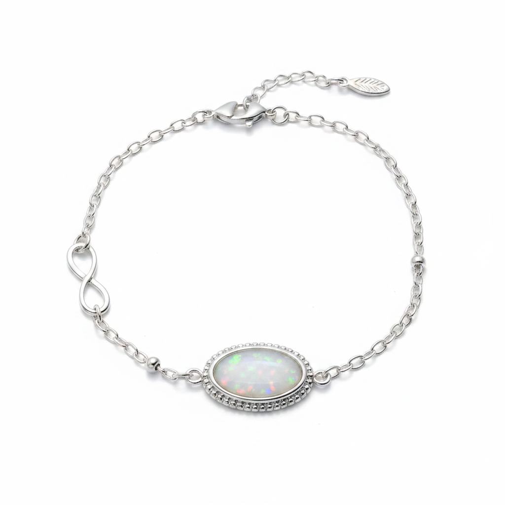 White opal bracelet