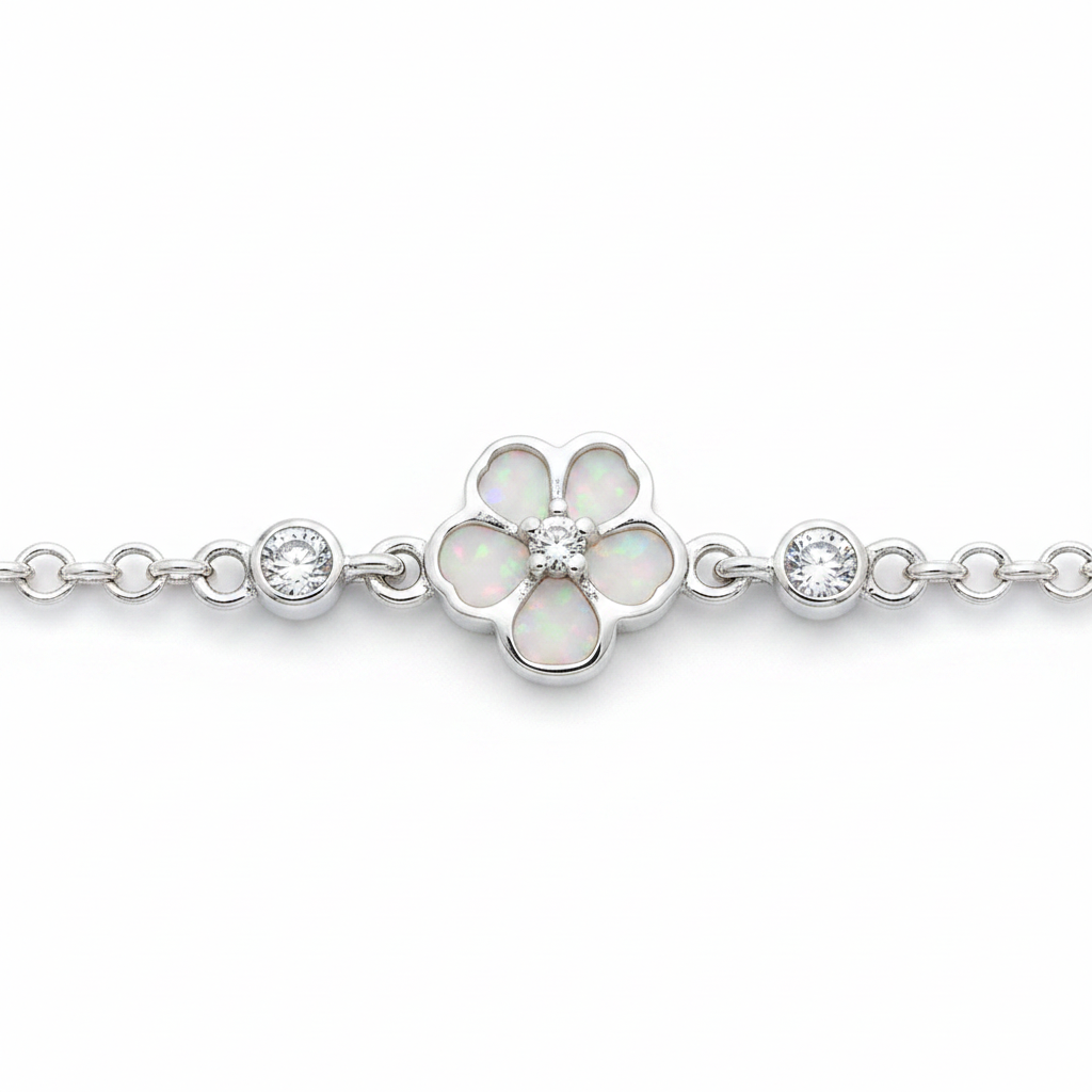 White opal Forget-Me-Not