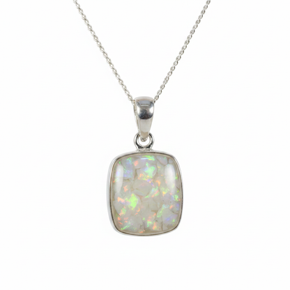 White pearl opal