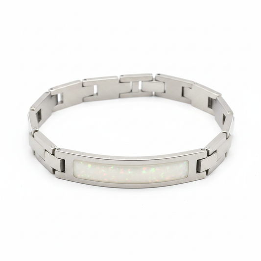 White pearl opal
