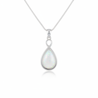 White pearl opal