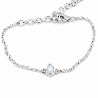 White pearl opal