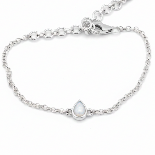 White pearl opal
