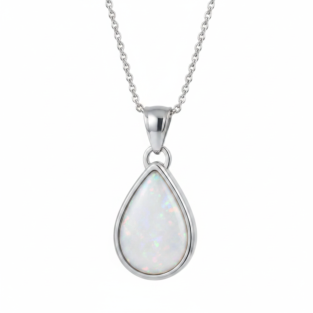 White pearl opal