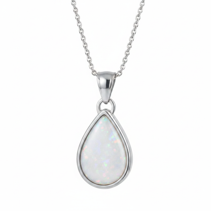 White pearl opal