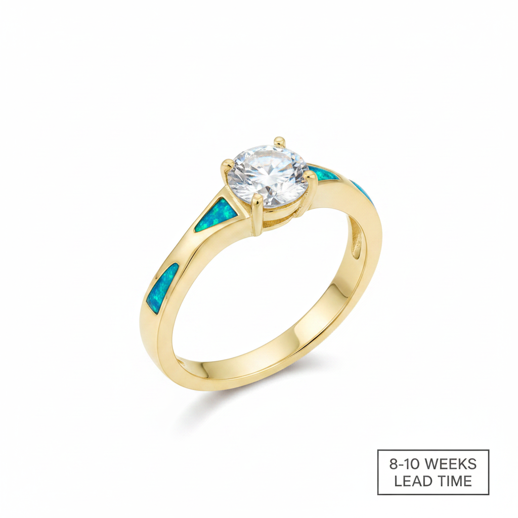 Yellow gold blue teal